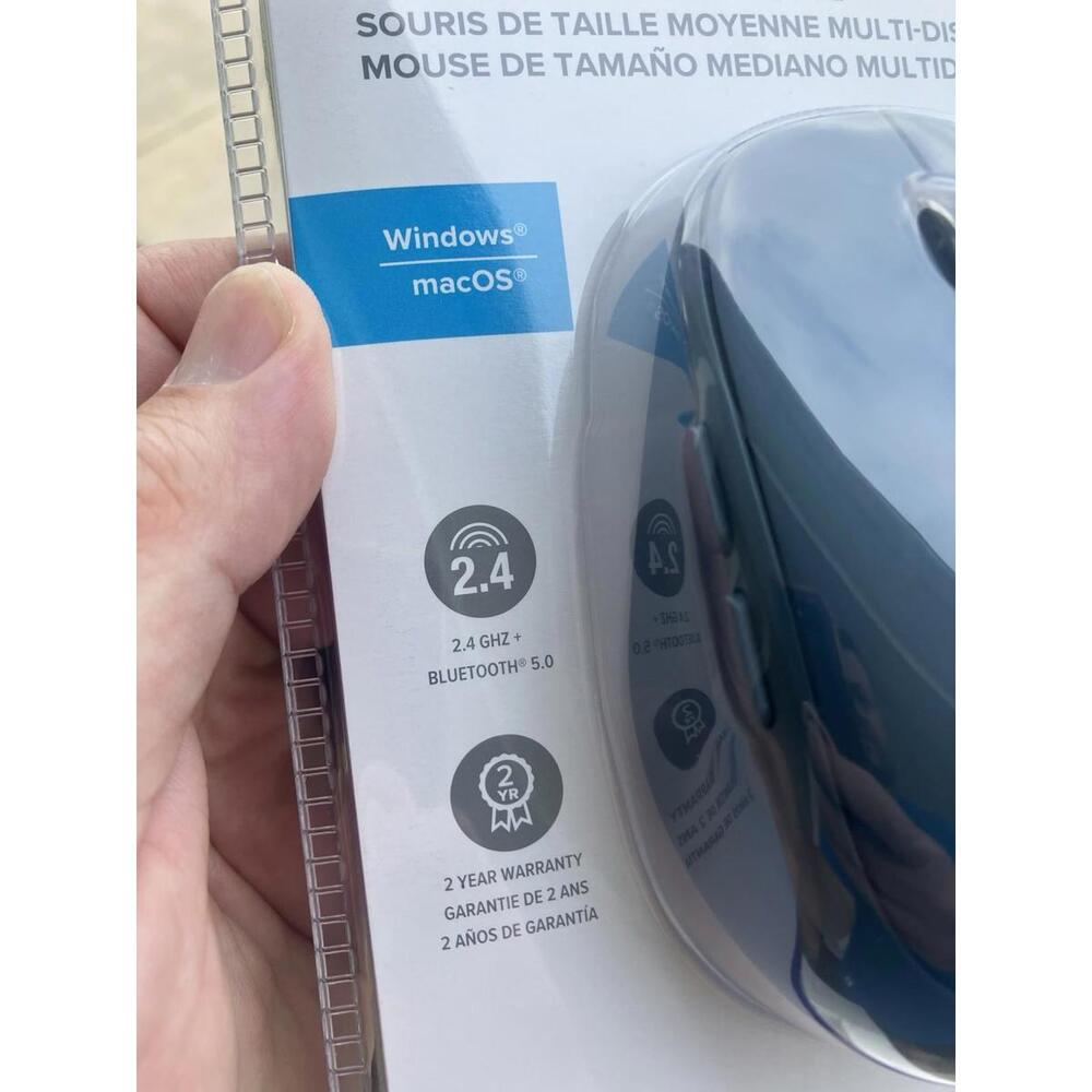 Targus - PMB58202GL - Midsize Comfort Bluetooth Wireless Mouse New In Box - Picture 2 of 5
